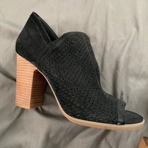Lucky Brand Black Suede Booties